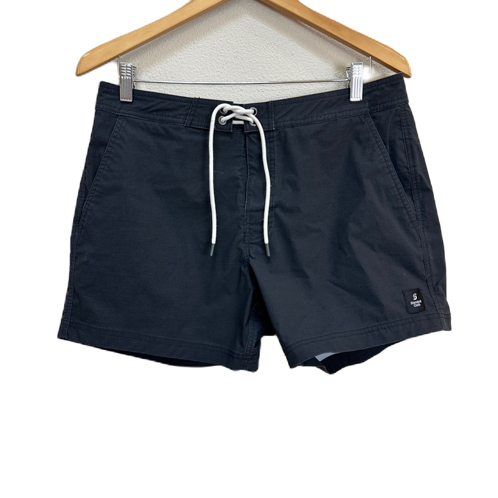 Standard Cloth Black Fixed Waist Board 5”‎ Shorts Beach Men’s Medium